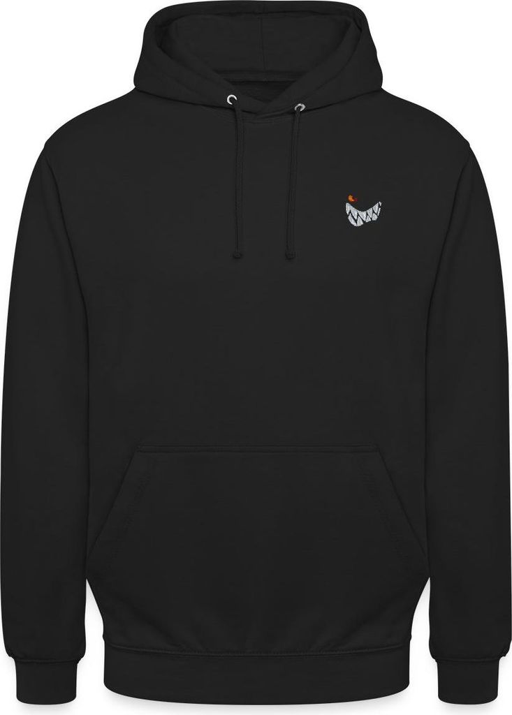 Spreadshirt Die Wilden Kerle Grinsen Stick Uni Hoodie, XL, Schwarz