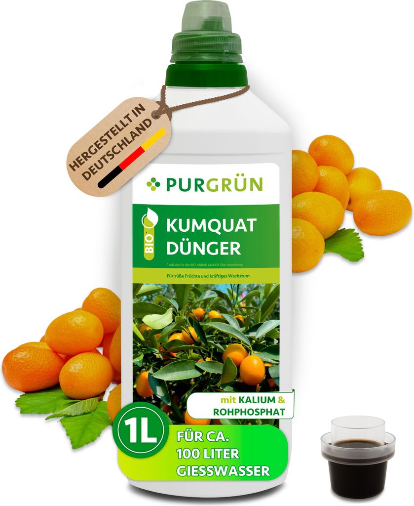 Purgrün -Kumquat-Dünger 1 Liter,