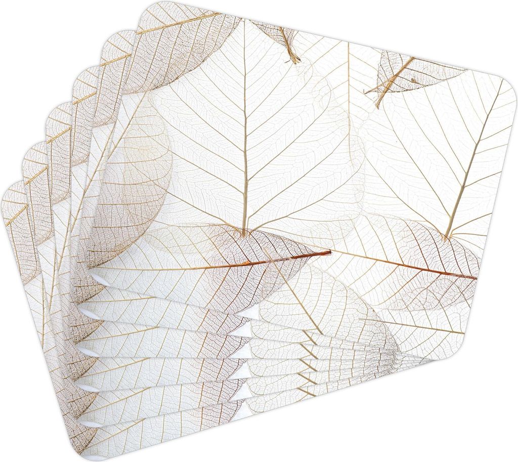 Sada 6 kusů prostírání 40x30 cm listy 1, omyvatelné Obrázek produktu 