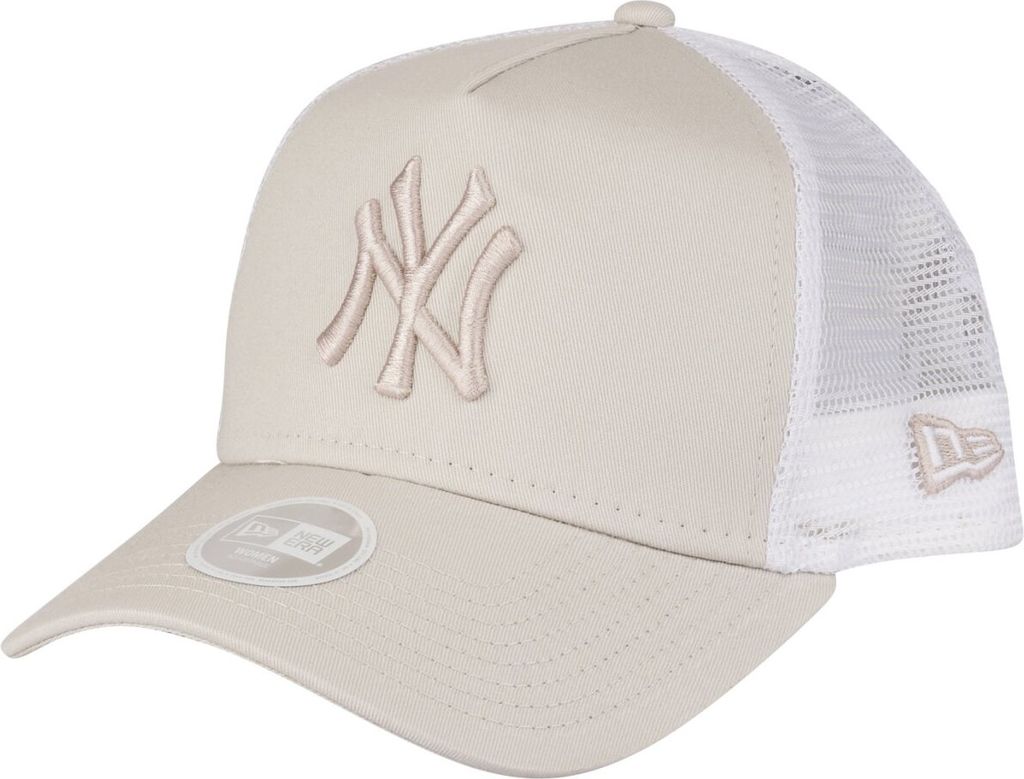 New Era Damen Trucker Cap - New York Yankees stone beige