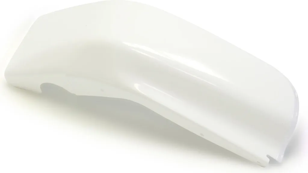 Tablier de protection jambe droit pour Simson SR50 - Finition blanc Signal