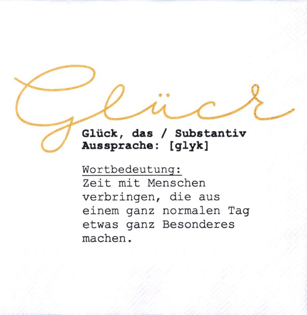 Räder Cocktailserviette 25x25cm, Glück Produktbild 