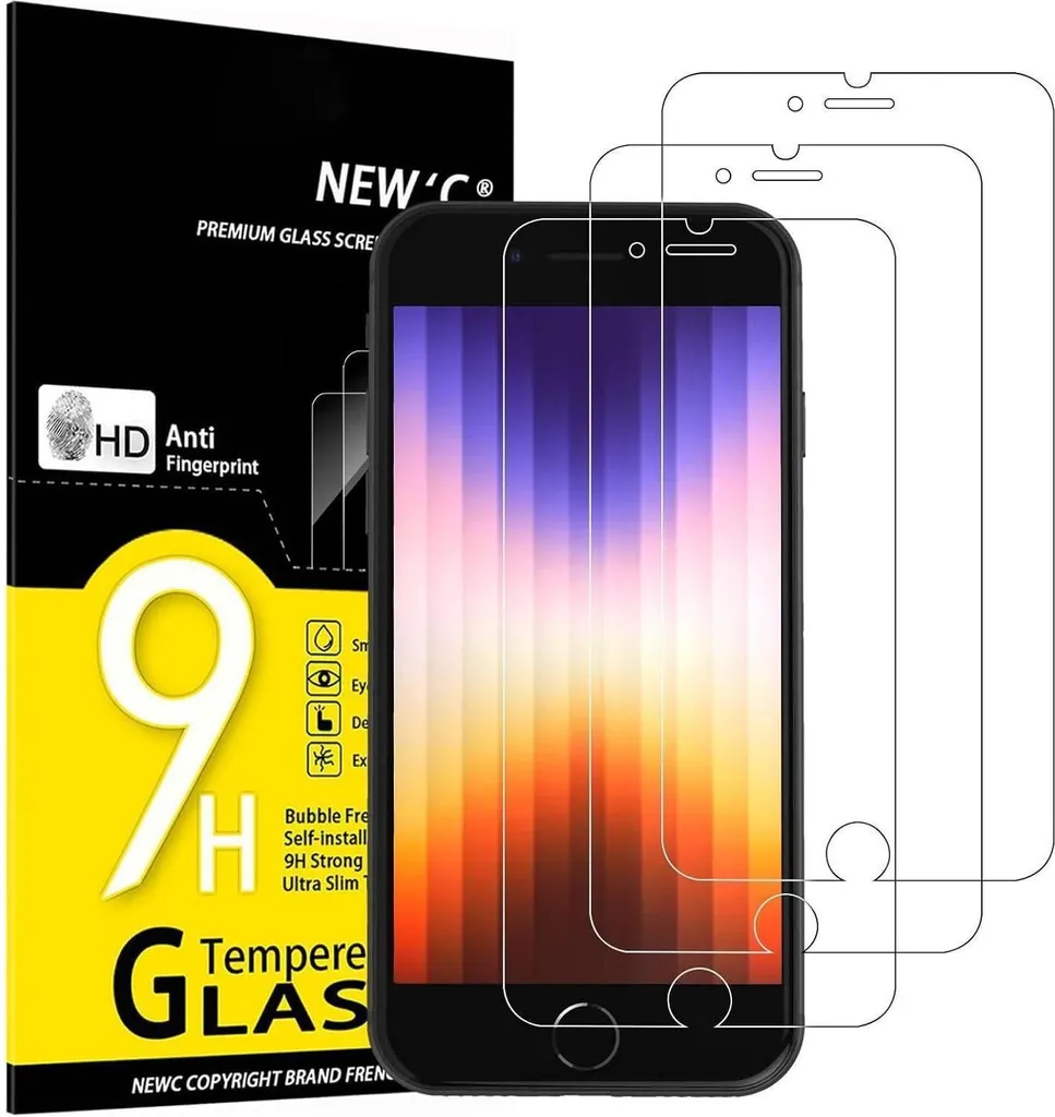 Film protection écran iPhone SE 2022 - Verre blindé 9H ultra résistant
