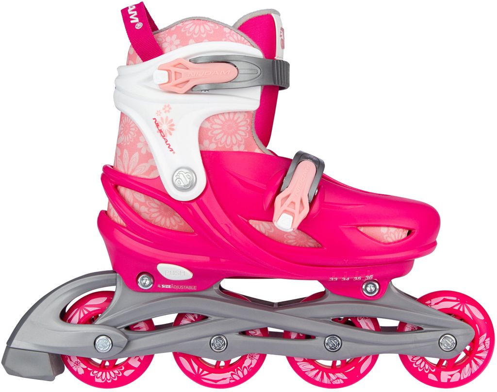 Nijdam 3-in-1 Floral Switch Skate Kinder