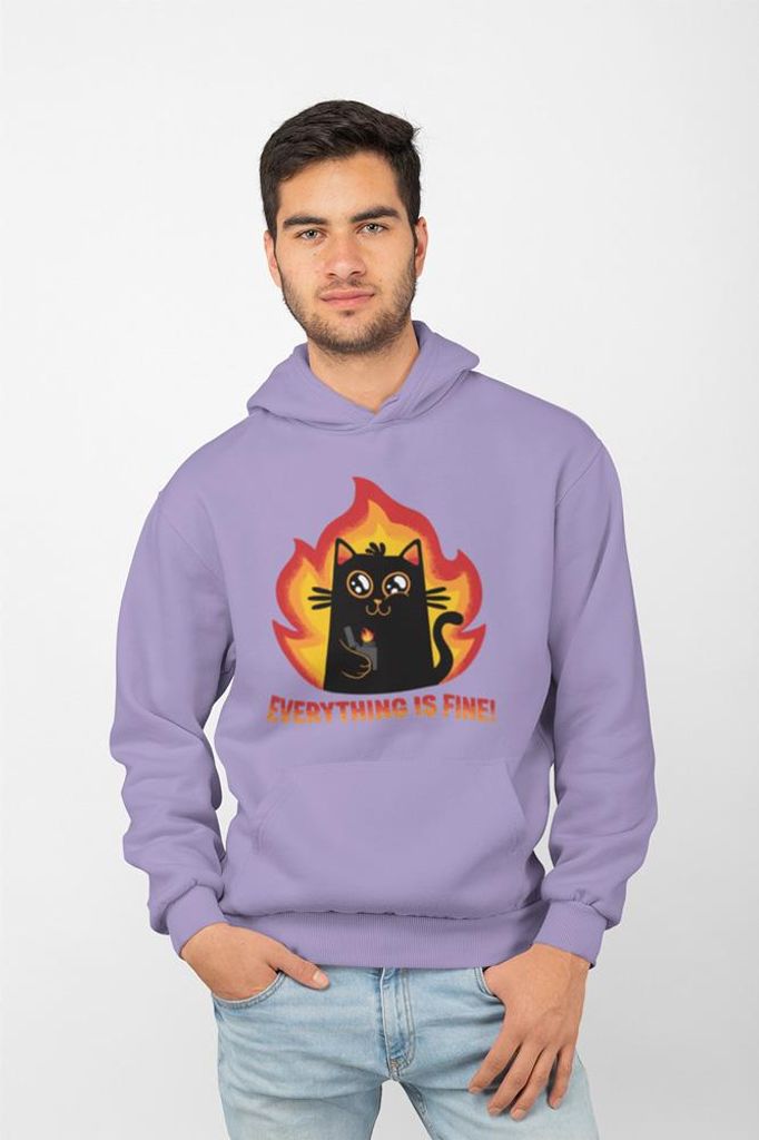 D&B Uni Hoodie EB00004 Fine Lavendel-Größe 3XL