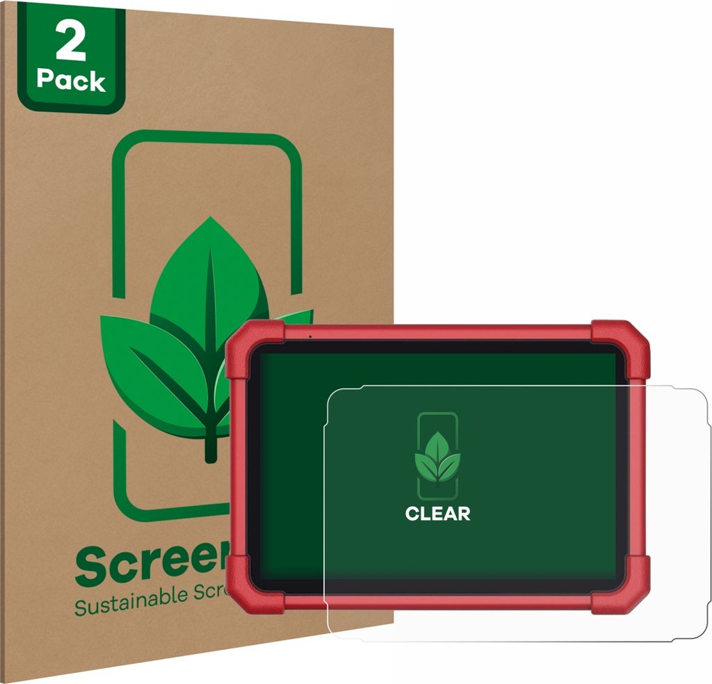 2x ScreenLeaf Schutzfolie für Launch X-431 Euro Link nachhaltiger Displayschutz Display Schutz Folie Klar Transparent