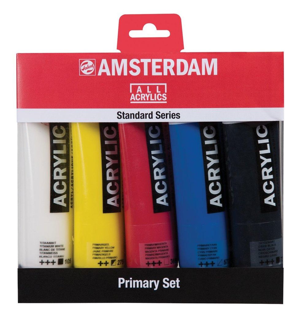 Talens amsterdam sada 5 akrylových trubíc 120ml štandardná Obrázok produktu 