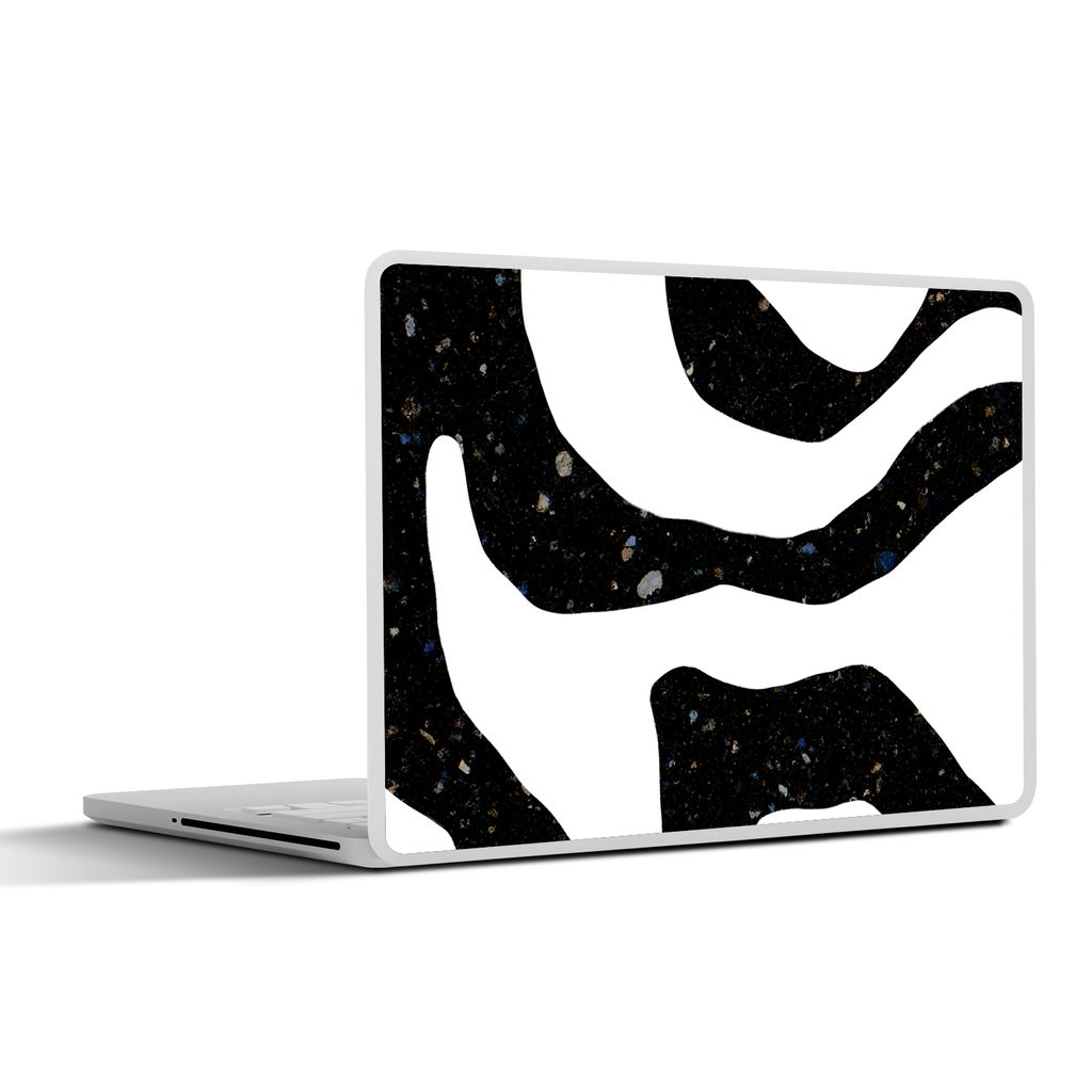 MuchoWow Laptop Aufkleber Sticker Cover Abstrakt - Minimalismus - Design 25x18 cm - Laptop-Deko