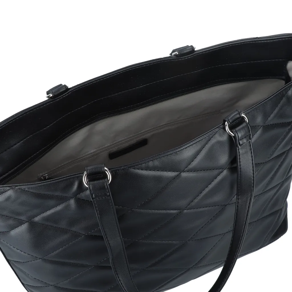 Sac à fermeture éclair Tom Tailor texture mica noir élégant - 6