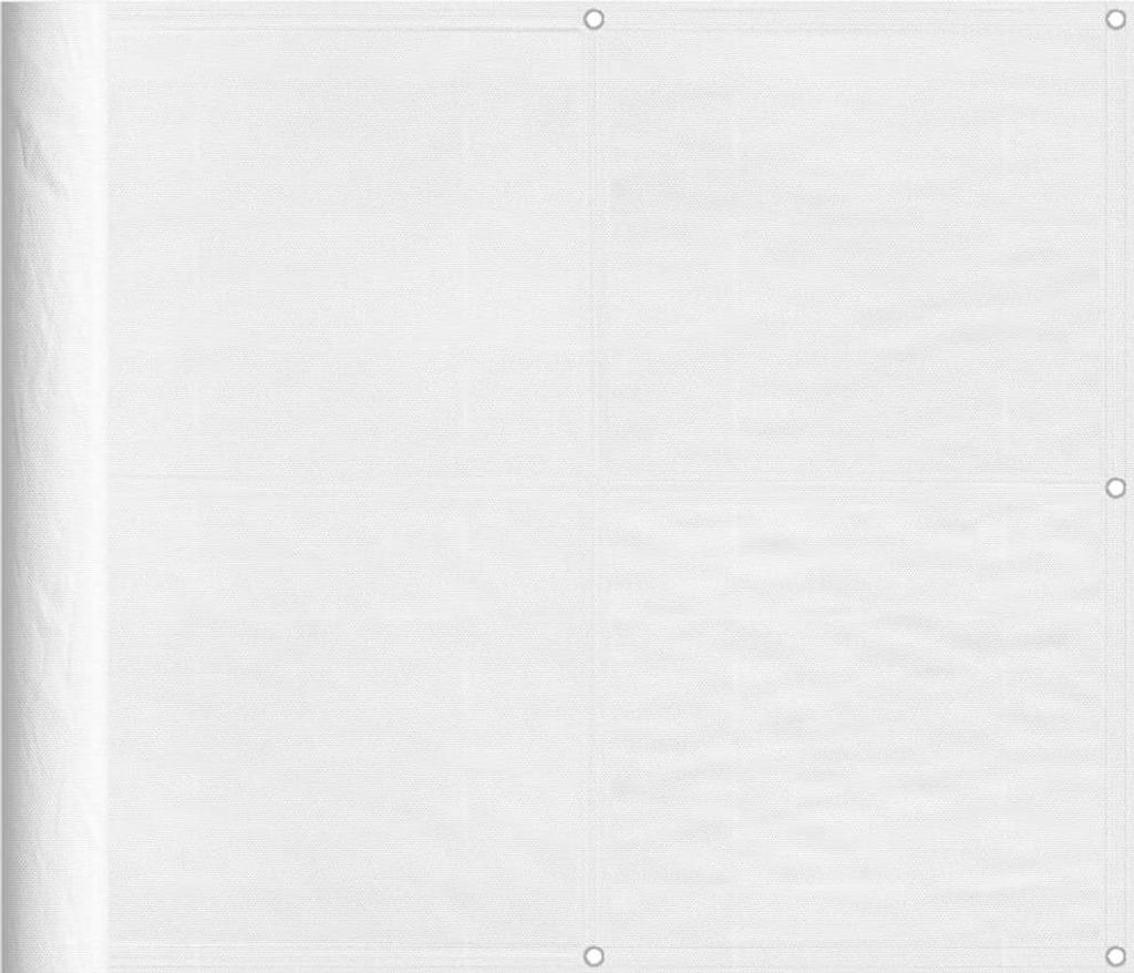 vidaXL Balkon-Sichtschutz Weiß 90x800 cm 100 % Produktbild 