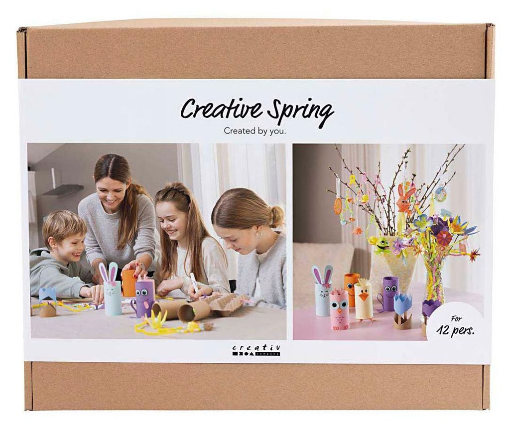 Creativ Company Bastelset Mega Kreativbox Frühlingsfarben Dekoration