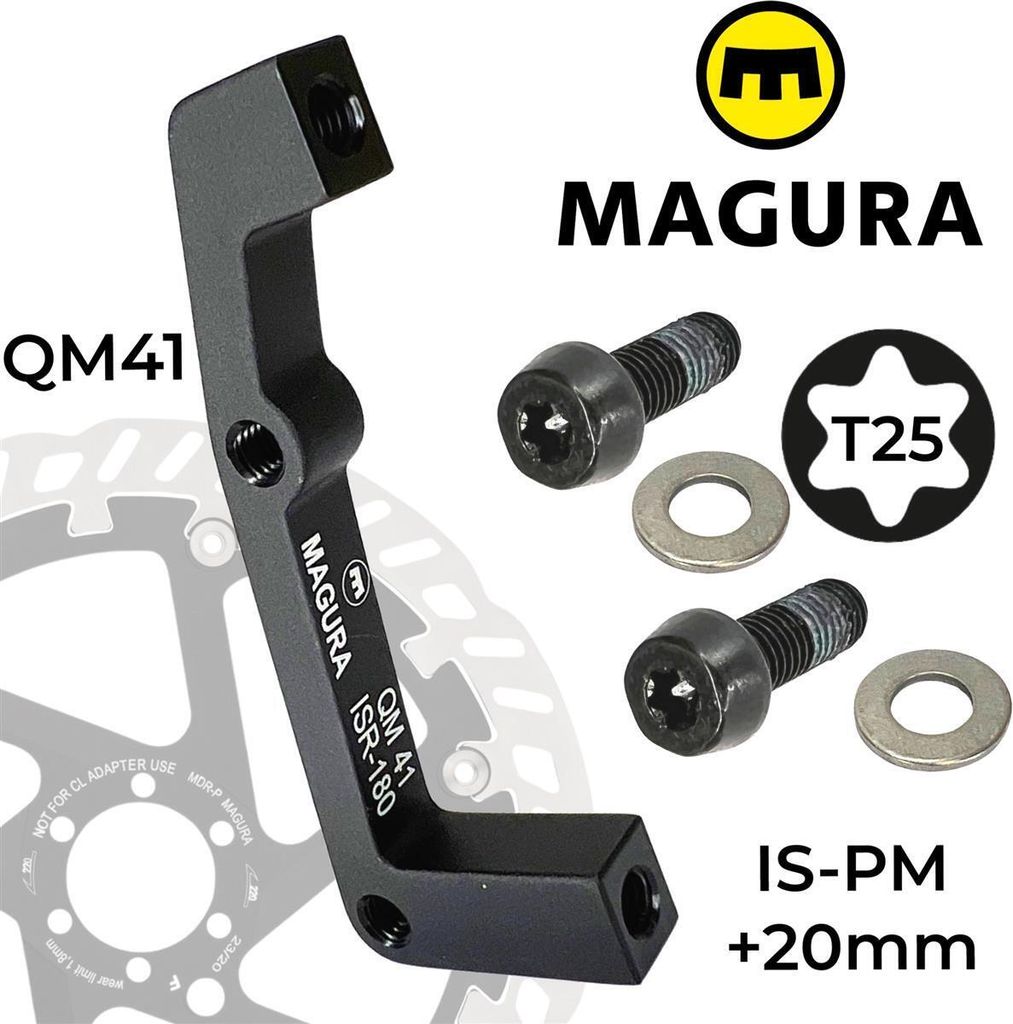 Magura Bremsscheiben Adapter QM41 IS 180-R oder VR 200