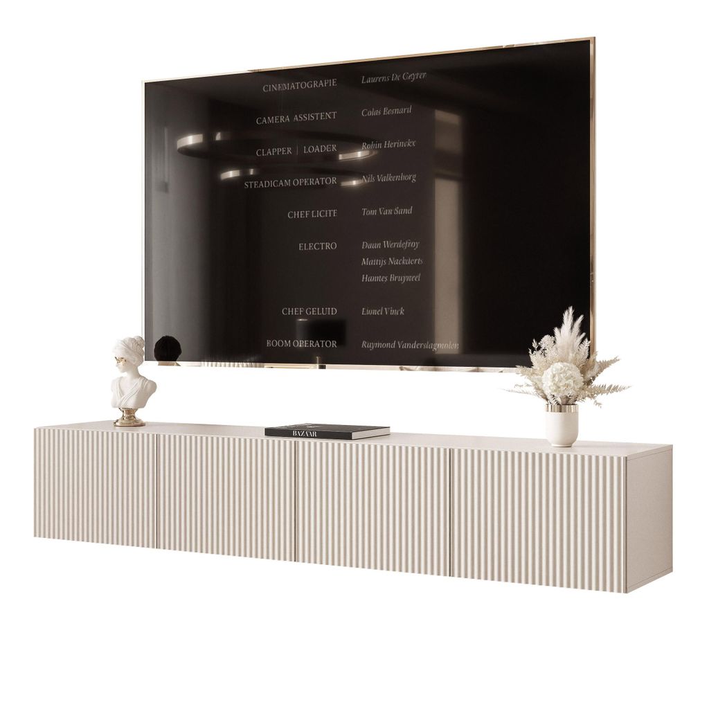 Idohome TV-Lowboard Angel 200 cm Kaschmir Matt -TV-Schrank, Produktbild 