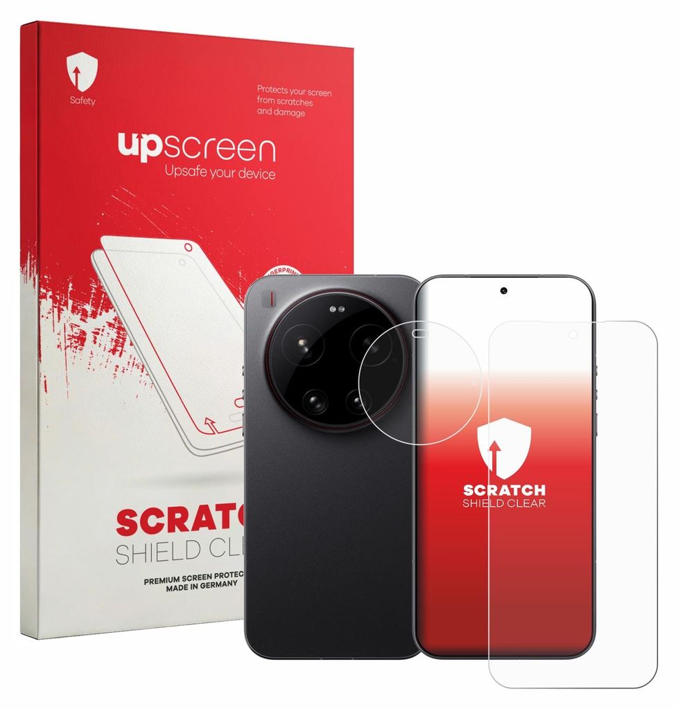 upscreen Schutzfolie für Xiaomi 17 Ultra (Display+Kamera) Displayschutz Displayschutzfolie Folie Klar Transparent