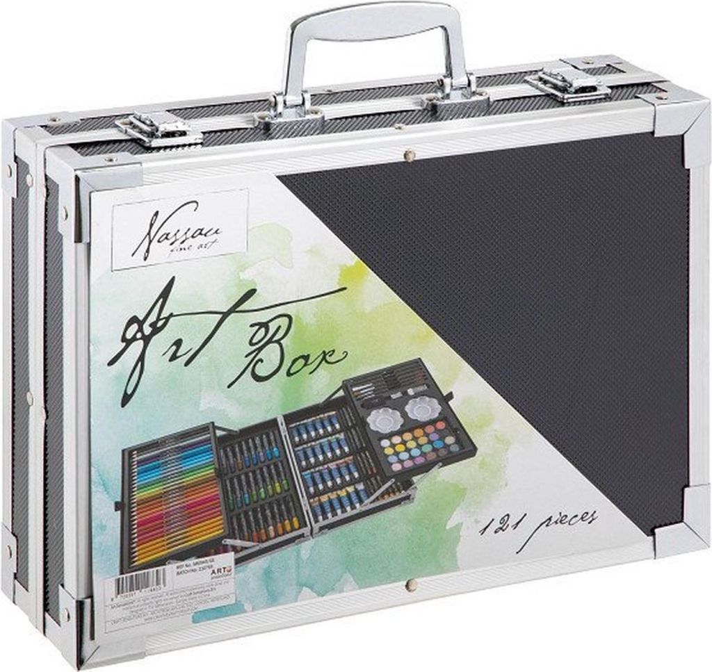 Kunstset im Metallkoffer Fine Art
