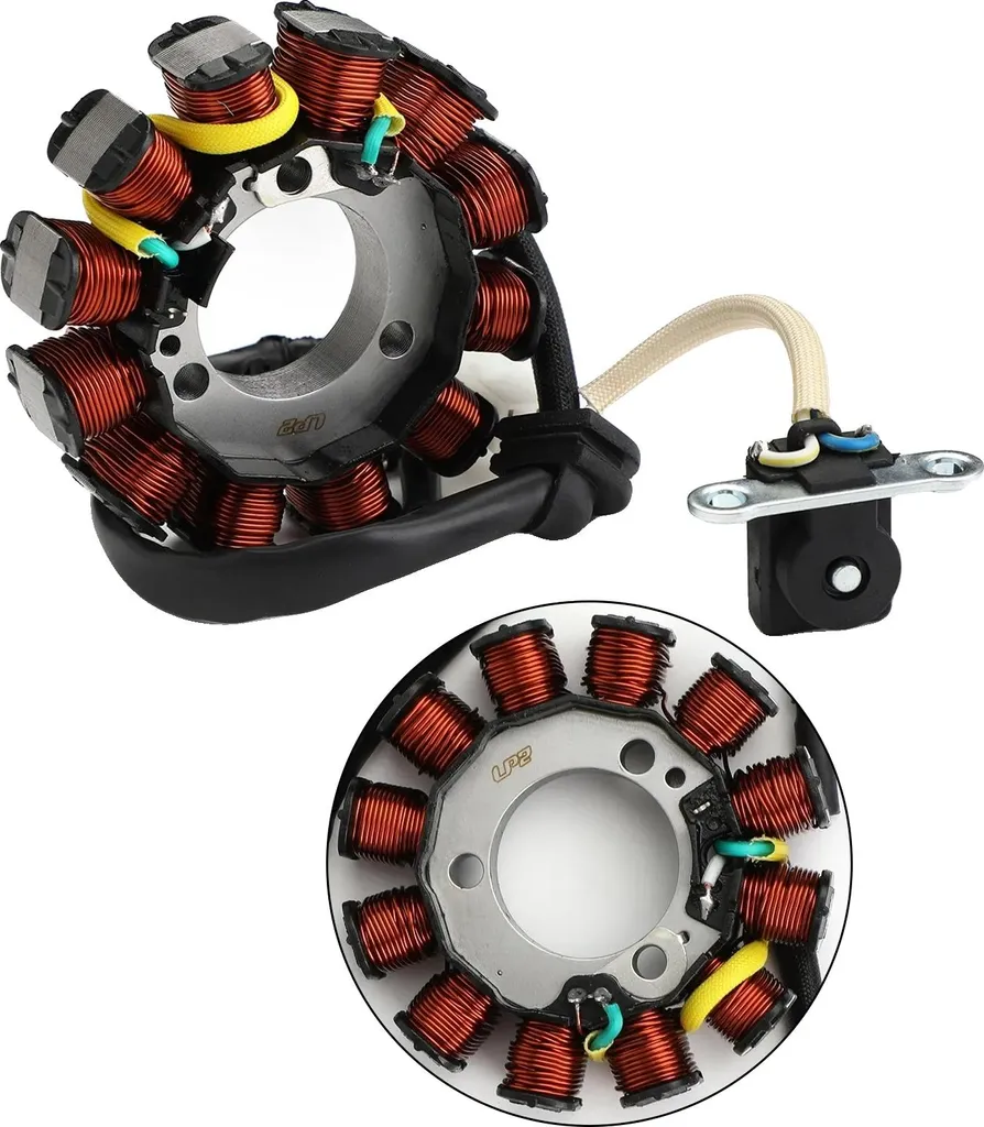 Bobinage Statorique pour Générateur 35x92,6mm - Pièce Stator 12 Pôles