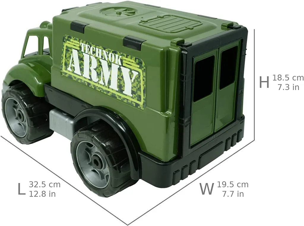 Camion Militaire TECHNOK 33 cm - Véhicule de Réaction d'Urgence Robuste - 4