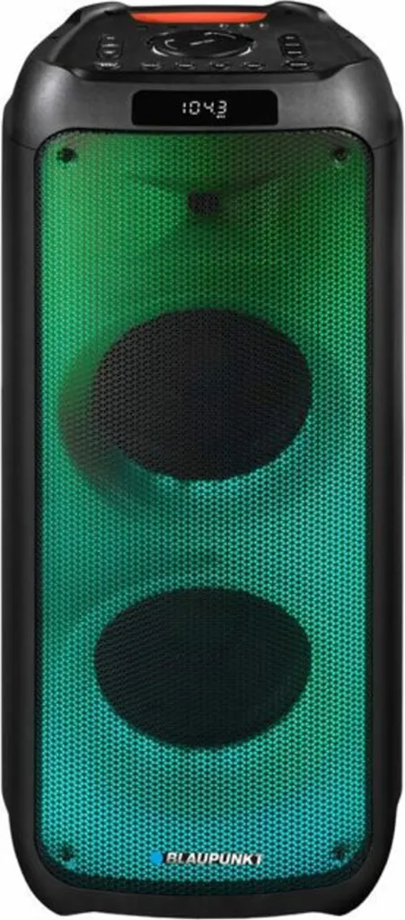 Station karaoké Blaupunkt PB10DB puissante avec lumières LED de fête