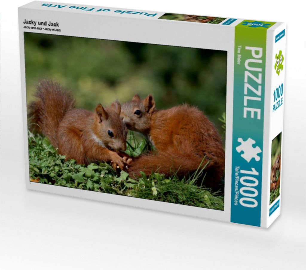CALVENDO Puzzle Jacky und Jack | 1000 Teile Lege-Größe Produktbild 
