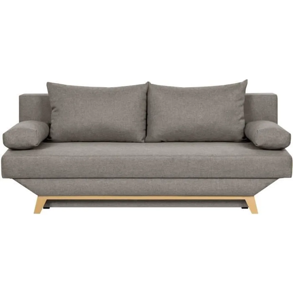 Canapé convertible gain de place TEIJO 3 places avec coffre stockage