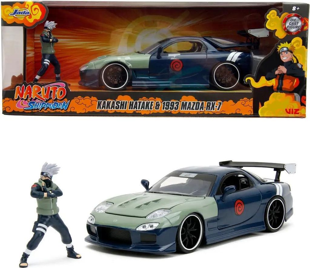 Jada Toys Naruto Shippuden Diecast Modell 1/24 1993 Mazda Produktbild 