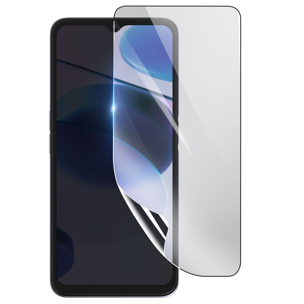 3mk, Stoß- und kratzfester Hydrogel Bildschirmschutz für Realme C35, Transparent