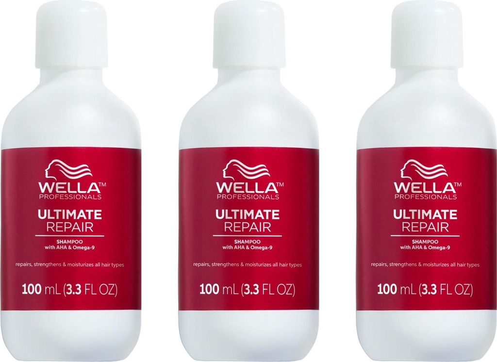 Ultimate Repair Shampoo 3x100 ml Produktbild 