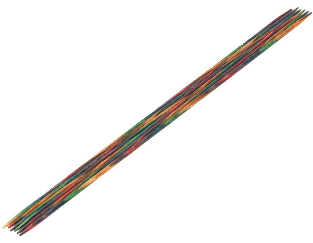 Lana Grossa - Strumpfstricknadel Design-Holz multicolor Produktbild 