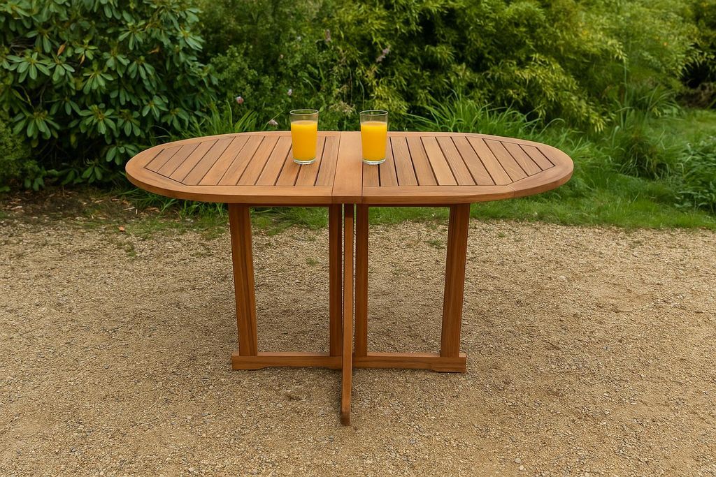 Gartentisch Akazie 120 x 70 cm Klapptisch PEDRO Produktbild 