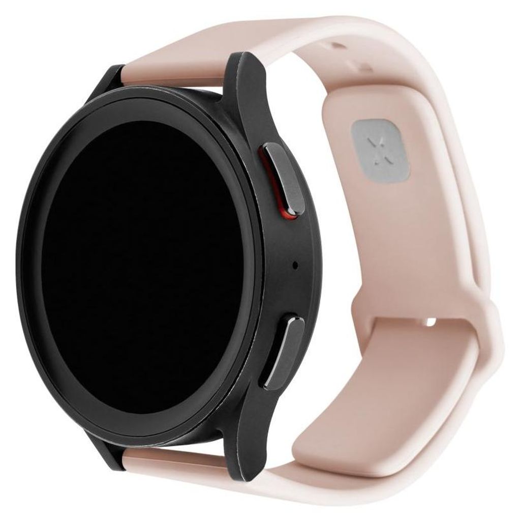 Armband für Smartwatch, Fixed Silicone Strap 20 mm, Rosa