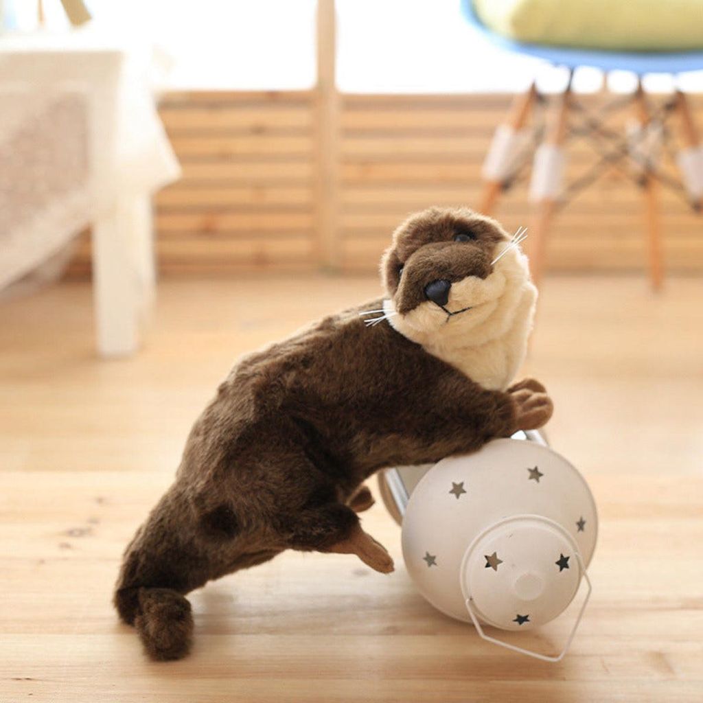 Otter Kuscheltier 40 cm – Weiches Plüsch Stofftier im realistischen Design