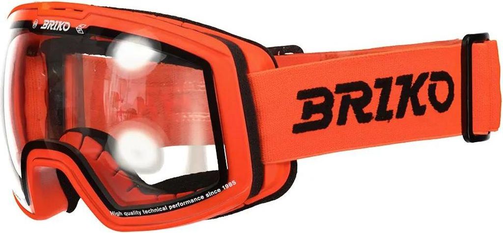 Briko Kili 7.6 Photo Skibrille Orange Photocromatic Clear/CAT1-3 Herren,Damen Orange Photocromatic Clear/CAT1-3