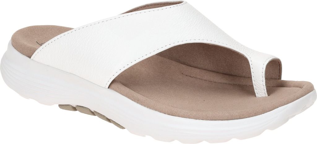 Gabor ROLLINGSOFT Damen Pantoletten - Zehentrenner Pantolette weiß Elegant NEU