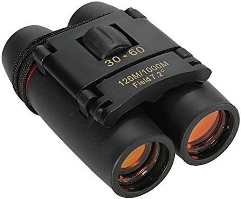 30x60 Mini 126m/1000m Optisches Militär-Faltfernglas-Teleskop
