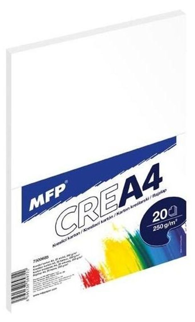 MFP Karton kreslící A4 250g - 20 listů Obrázek produktu 