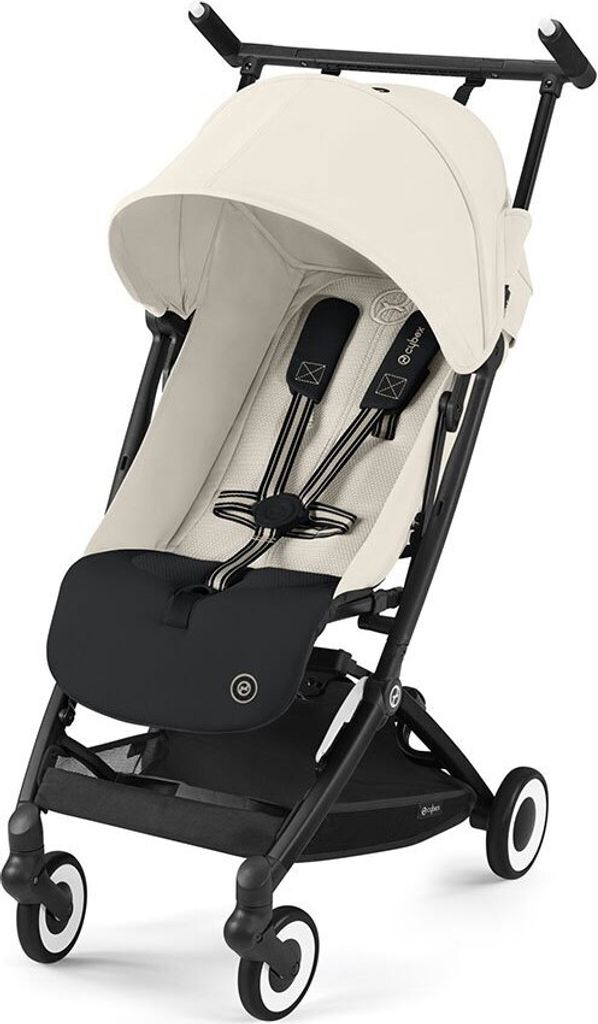 Cybex Buggy Libelle Schwarz Segeltuch Weiß Hellbeige