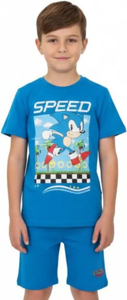 Sega Sonic The Hedgehog Jungen Kinder Pyjama Schlafanzug – Produktbild 