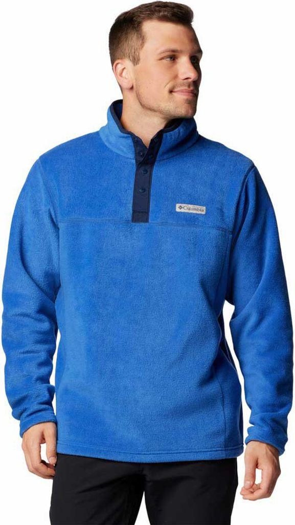 Columbia Steens Mountain Snap Ii Fleece Mit Halbem Reißverschluss Blau S Mann Blau S
