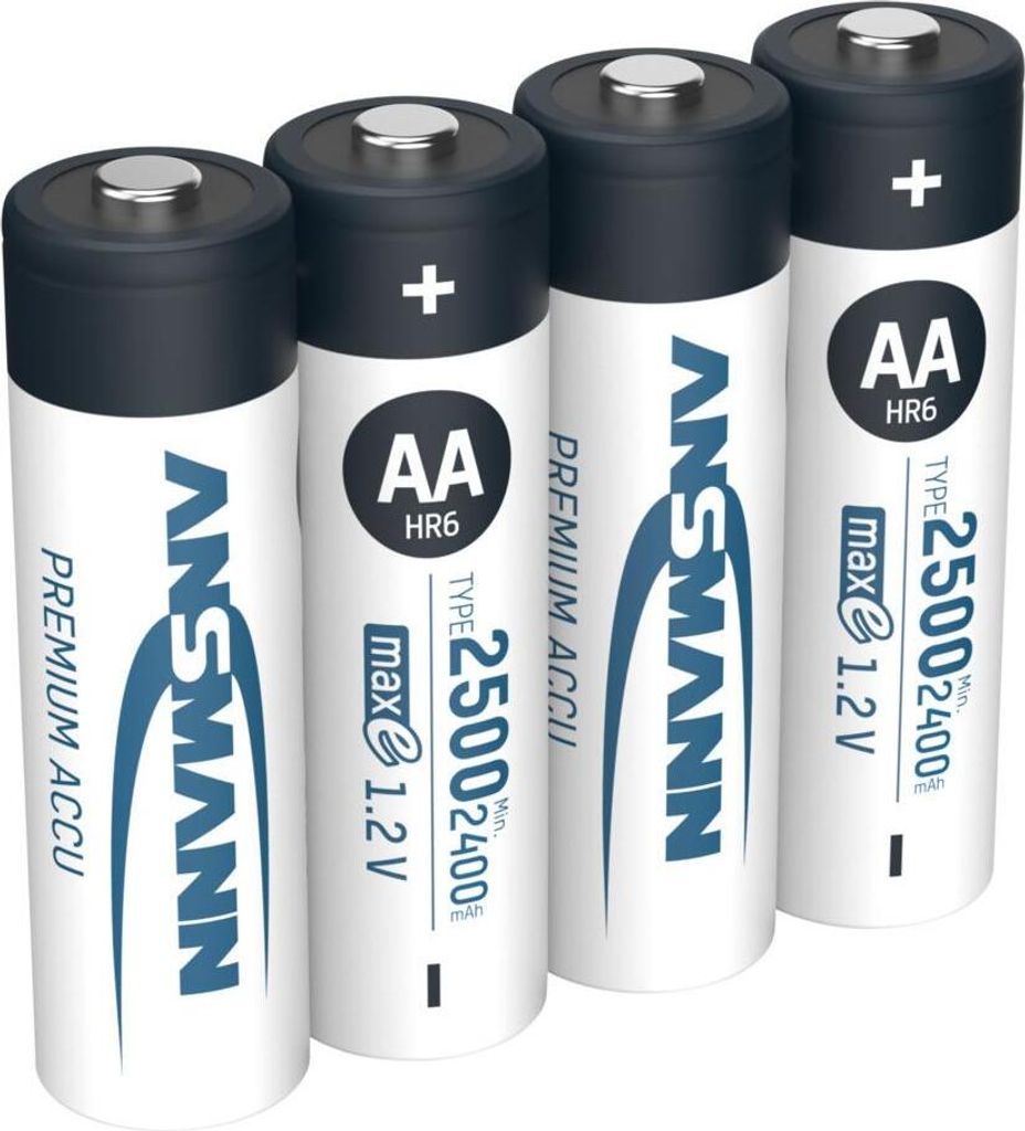 4 dobíjacie batérie ANSMANN Mignon AA 2.400 mAh Obrázok produktu 