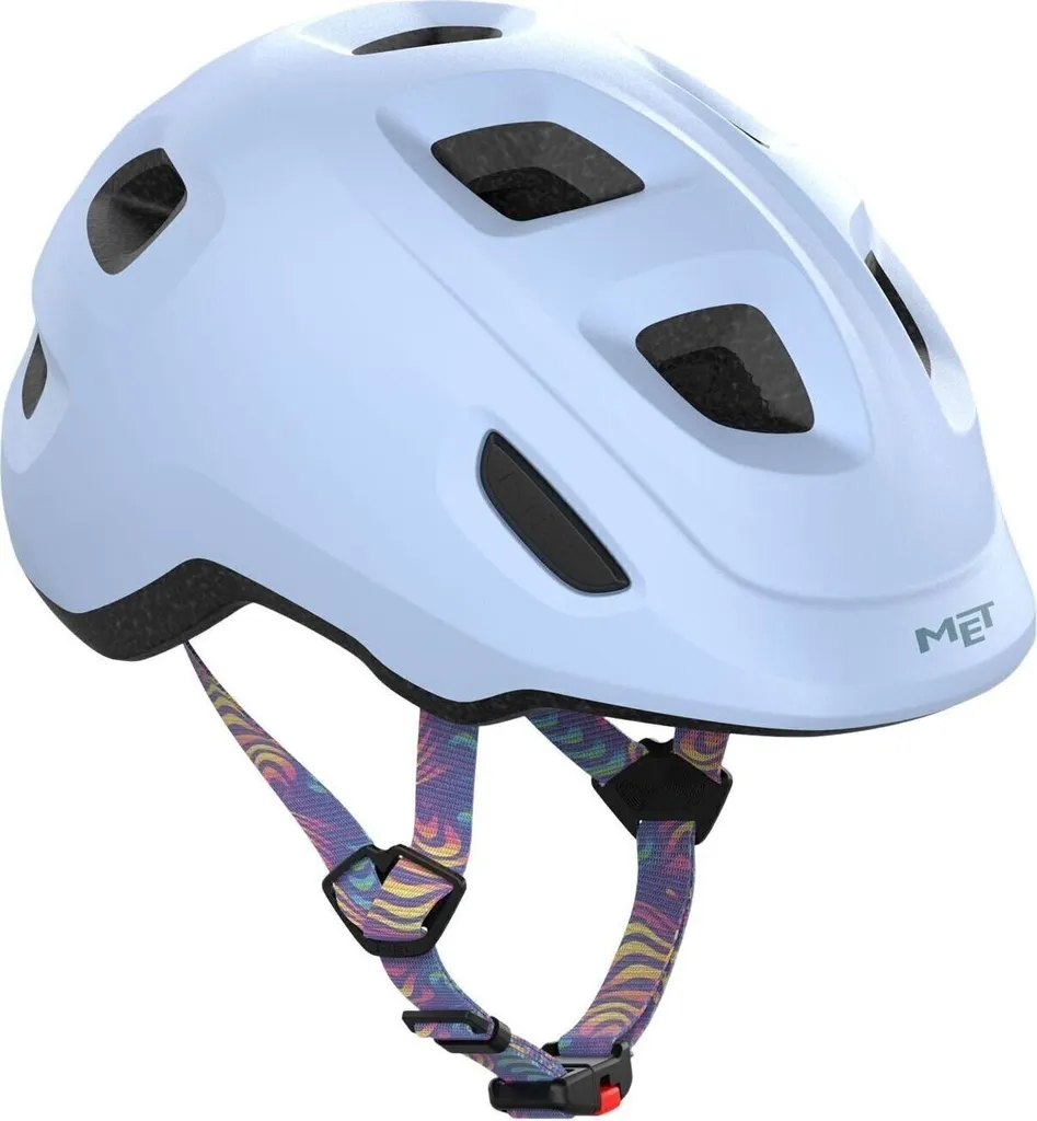 Casque vélo enfant MET Hooray S 52-55 cm fini les pincements Lilas Mat