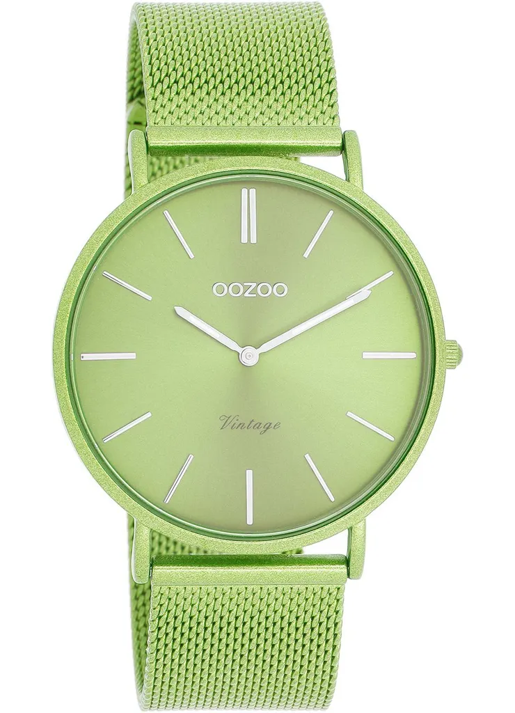 Oozoo Orologio Vintage Acciaio Verde: Stile Urban Chic UOC20330