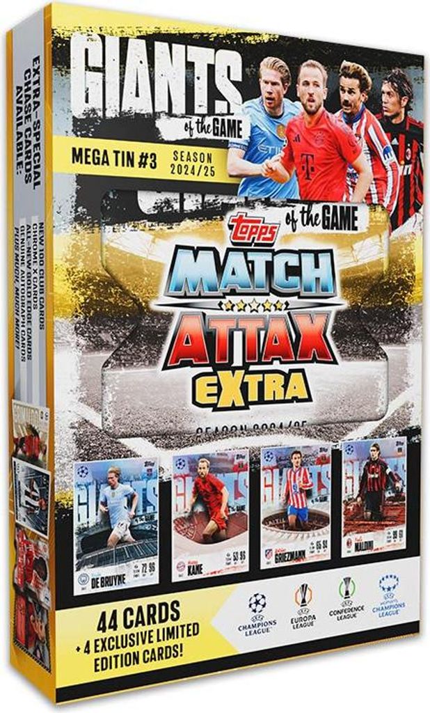 Topps Champions League Match Attax EXTRA 2024/2025 / MEGA TIN 1
