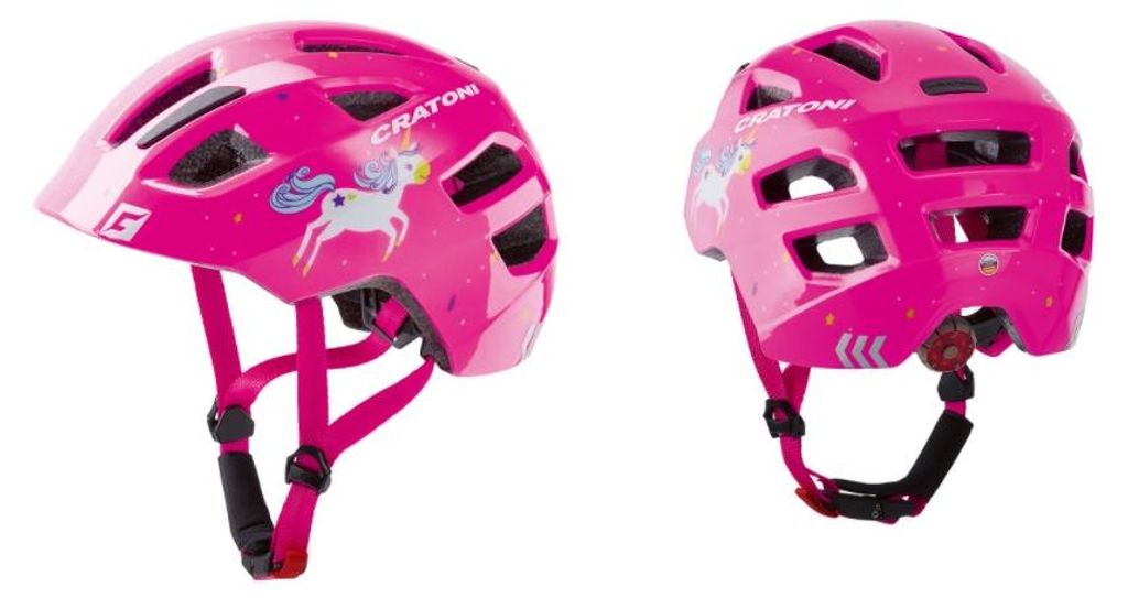 Kinderhelm Cratoni Maxster Eenhoorn Roze Glanzend Productafbeelding 