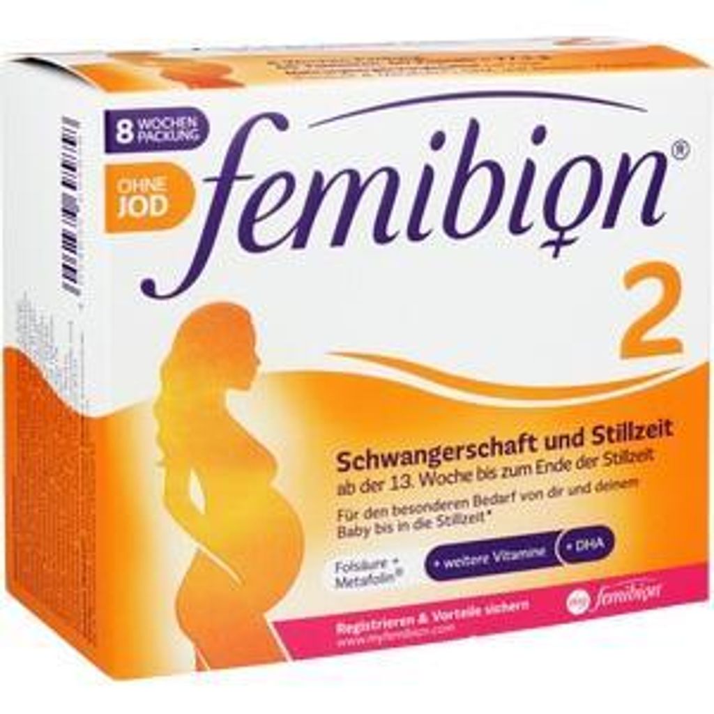 FEMIBION 2 Schwangerschaft+Stillzeit ohne Jod Kpg., 120 St. Produktbild 