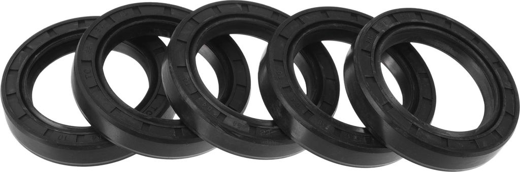 Universelle Öldichtung TC Doppellippe W Stahlfeder Dichtungsring Rotierende Wellendichtung 38x54x10mm Hochdruck NBR Gummi Schwarz 5 Stück