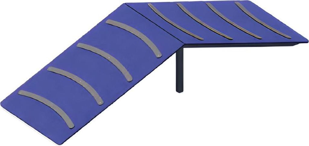 Hindernisparcours für Hunde Rampen Sprunghürden Slalomstangen Hindernisreihe