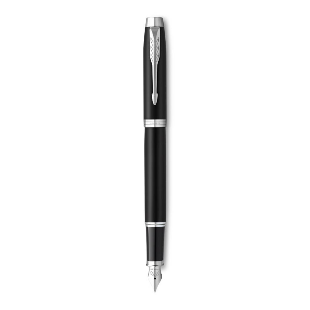 PARKER Stylo plume IM Matte Black C.C. bleu M Boîte cadeau Image du produit 
