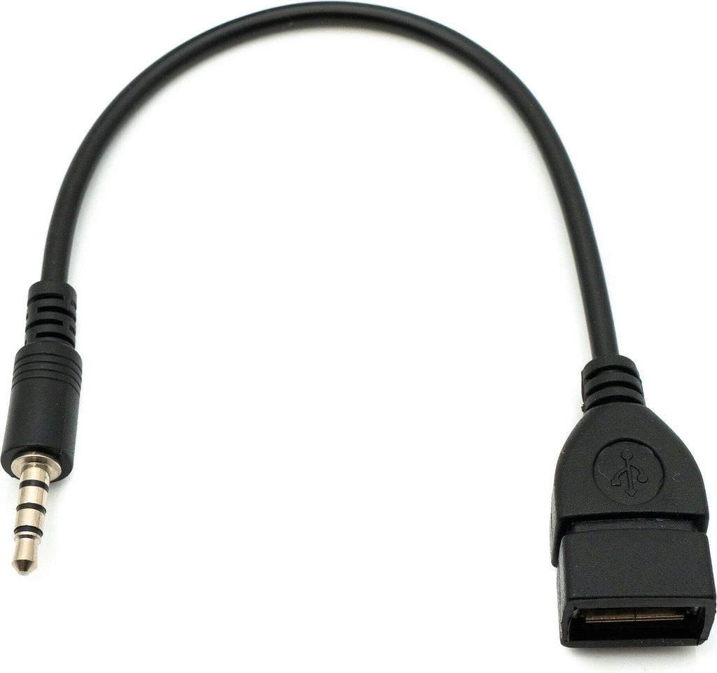 SYSTEM-S Audio USB Kabel 20 cm 3,5 mm Klinke Stecker zu 2.0 Produktbild 