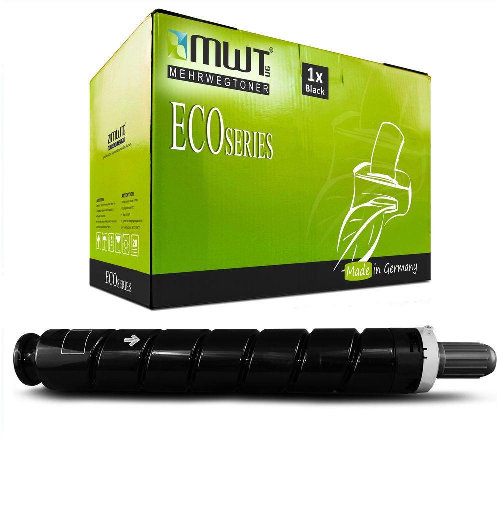 1 Mehrwegtoner kompatible Lasertoner ersetzt Canon C-EXV34BK 3782B002 Schwarz