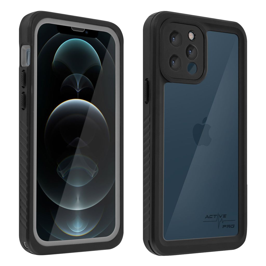 Wasserdichte IP68 Schutzhlle fr iPhone 12 Pro Max, 4Smarts - Transparent
